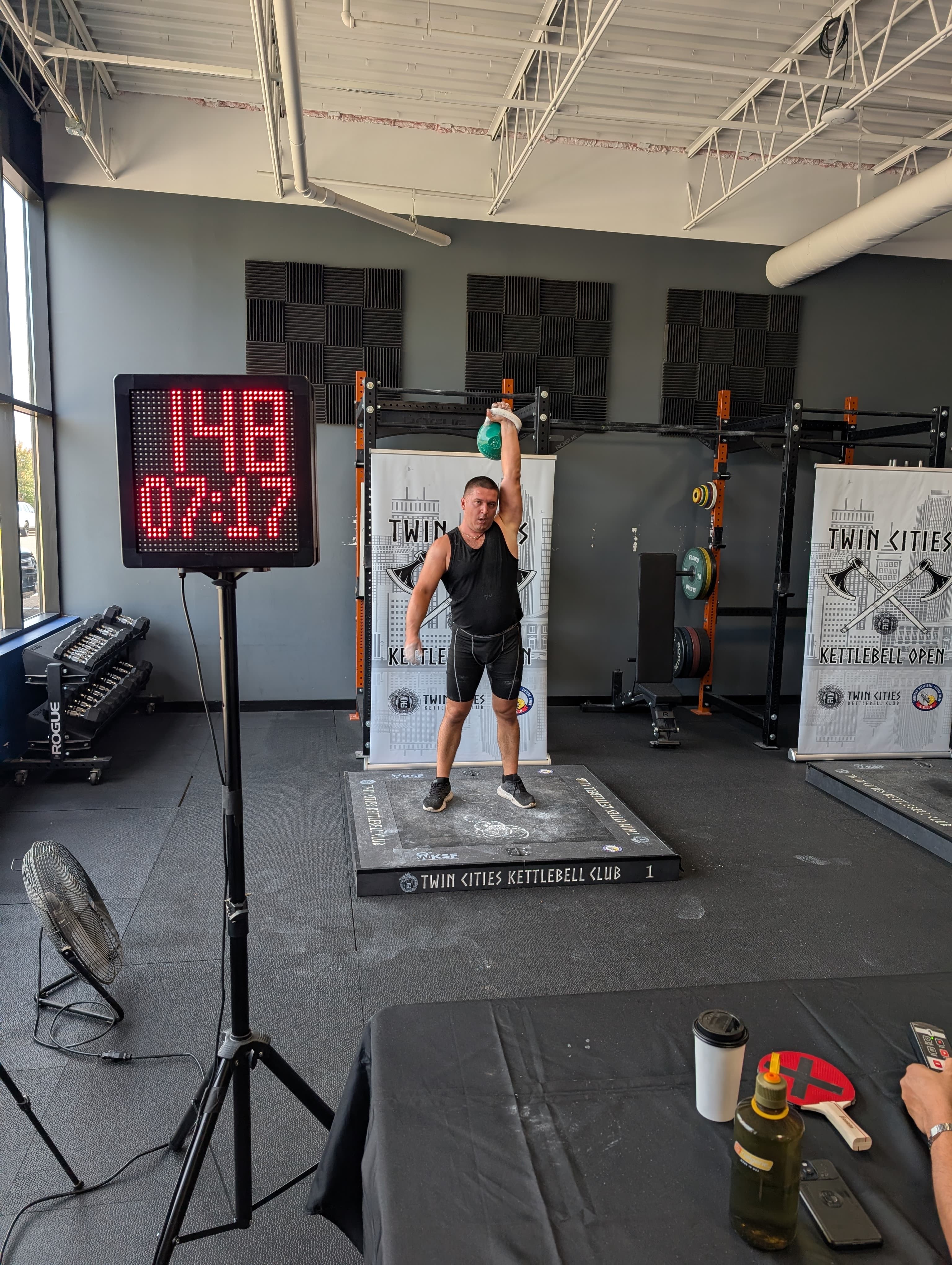 Athlete competing at Twin Cities Kettlebell Open 2025